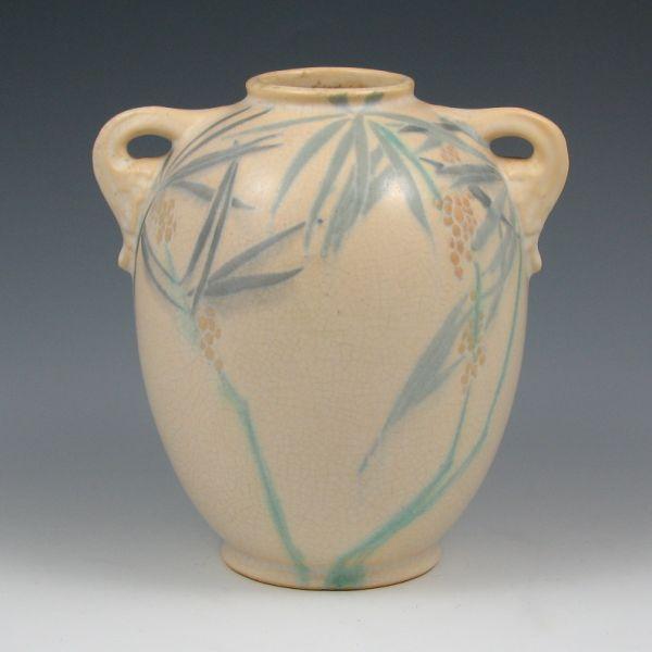 Roseville experimental Dawn vase on