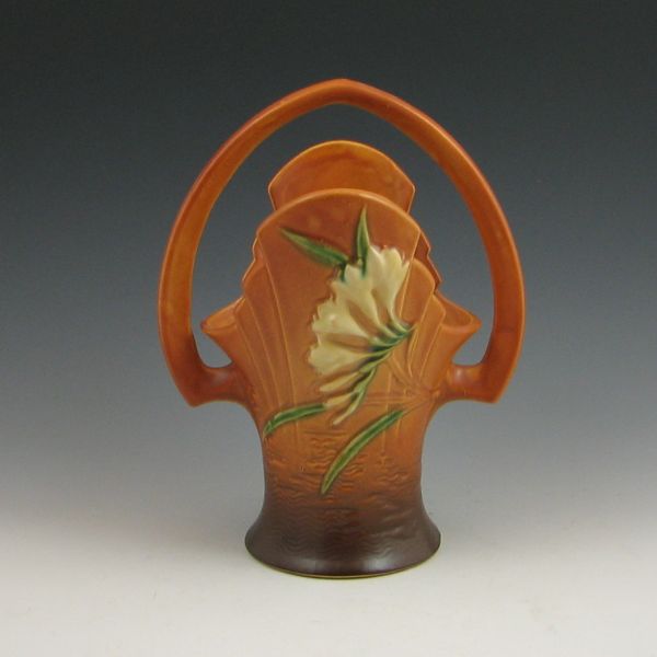 Roseville Freesia basket in