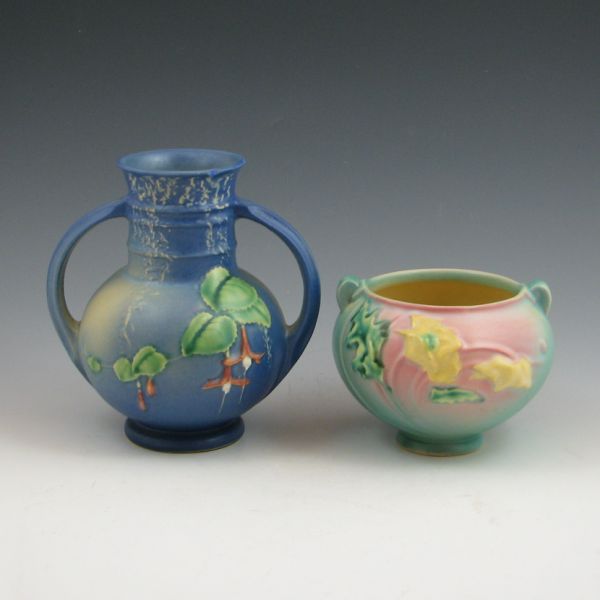 Roseville Fuchsia 891-6'' vase in