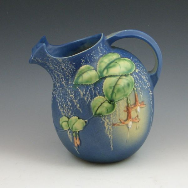 Roseville Fuchsia ice lip pitcher