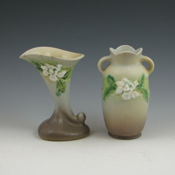 Roseville Gardenia 681-6'' vase and