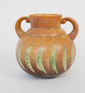 ROSEVILLE GLAZED POTTERY JUG,