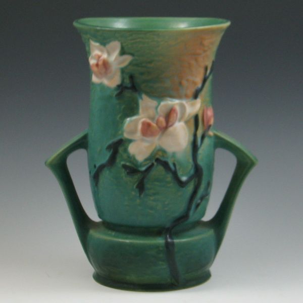Roseville Magnolia Handled Vase