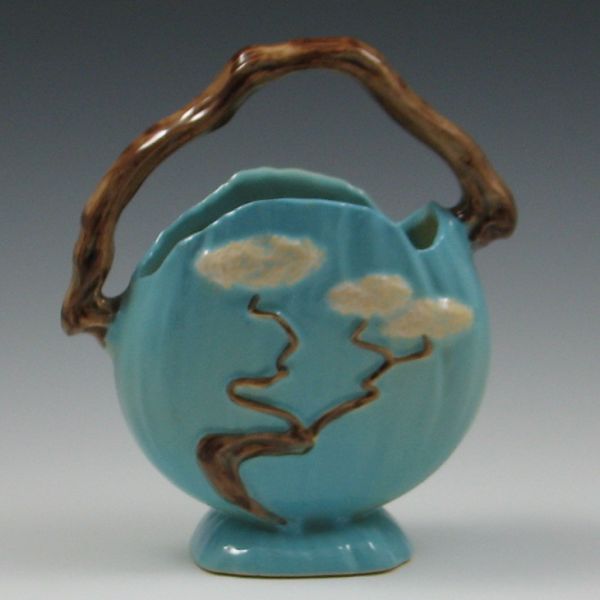 Roseville Ming Tree Basket marked