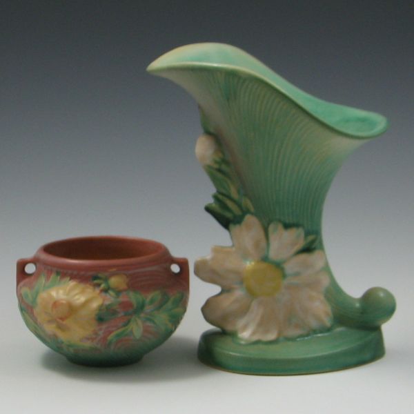 Roseville Peony Jardiniere and