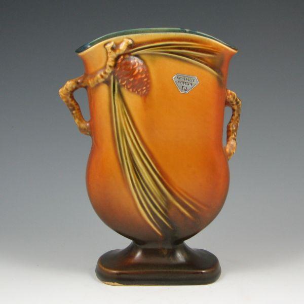 Roseville Pine Cone vase with