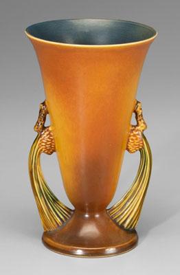 Roseville pinecone vase, base