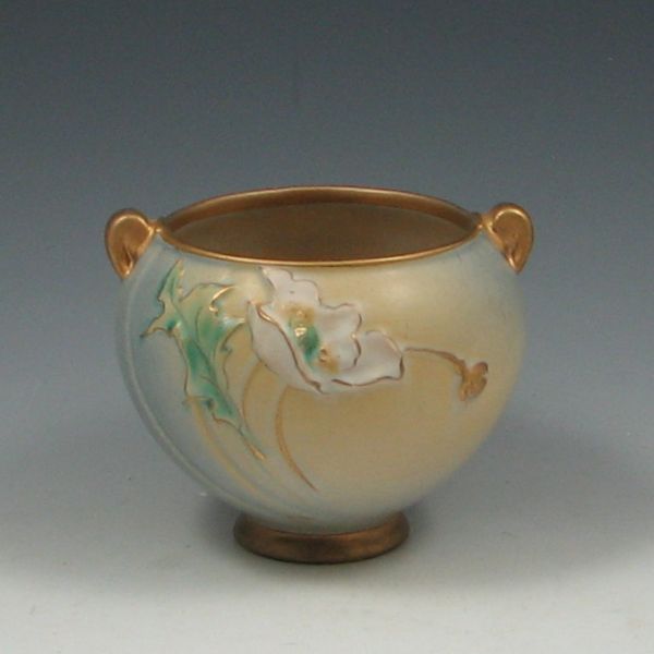 Roseville Poppy Jardiniere gray