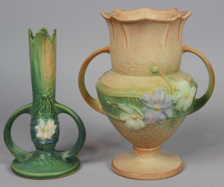 ROSEVILLE POTTERY BROWN COSMOS
