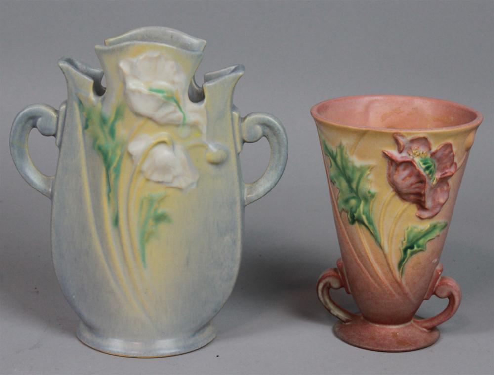 ROSEVILLE POTTERY DUSTY BLUE