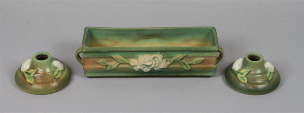 ROSEVILLE POTTERY GREEN GARDENIA