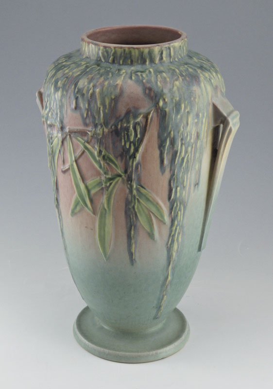 ROSEVILLE POTTERY ''MOSS'' VASE: