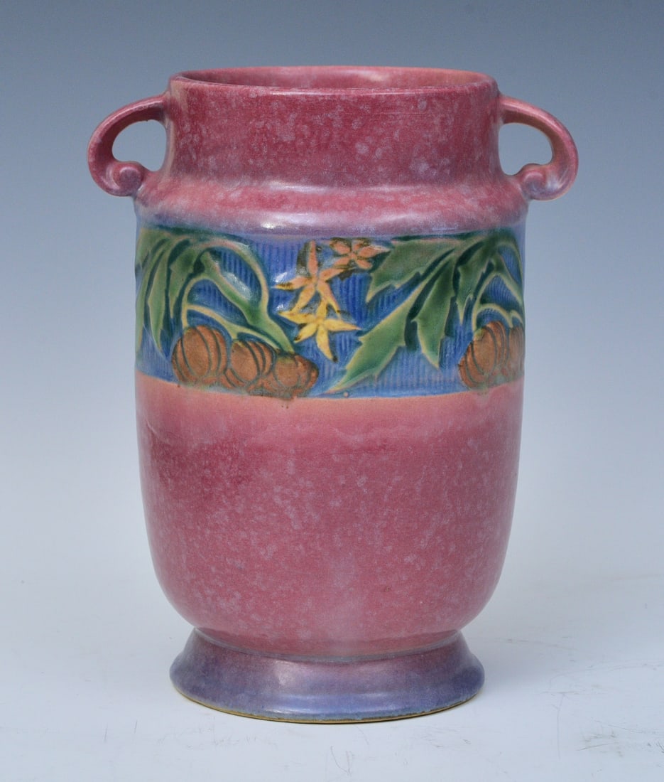 ROSEVILLE POTTERY PINK BANEDA 7"