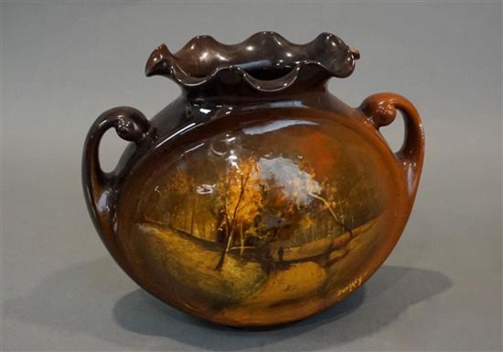 ROSEVILLE ROZANE PILLOW VASE,