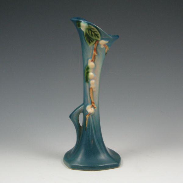 Roseville Snowberry bud vase in