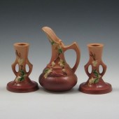 Roseville Snowberry Ewer and C