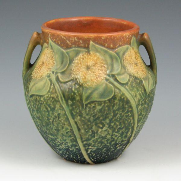 Roseville Sunflower 513-5" vase