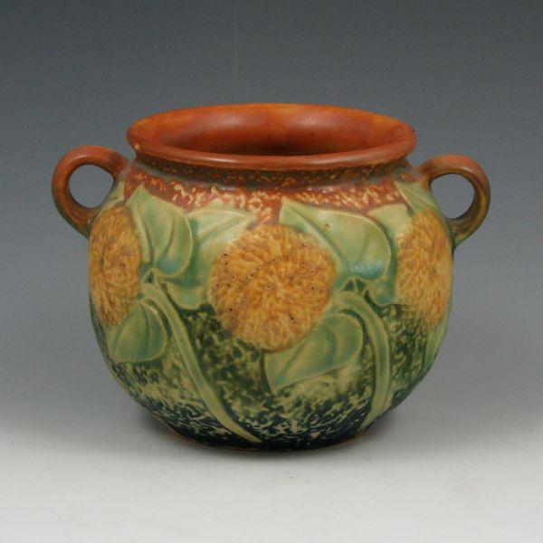 Roseville Sunflower 566-4" vase