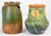 ROSEVILLE SUNFLOWER ART POTTER