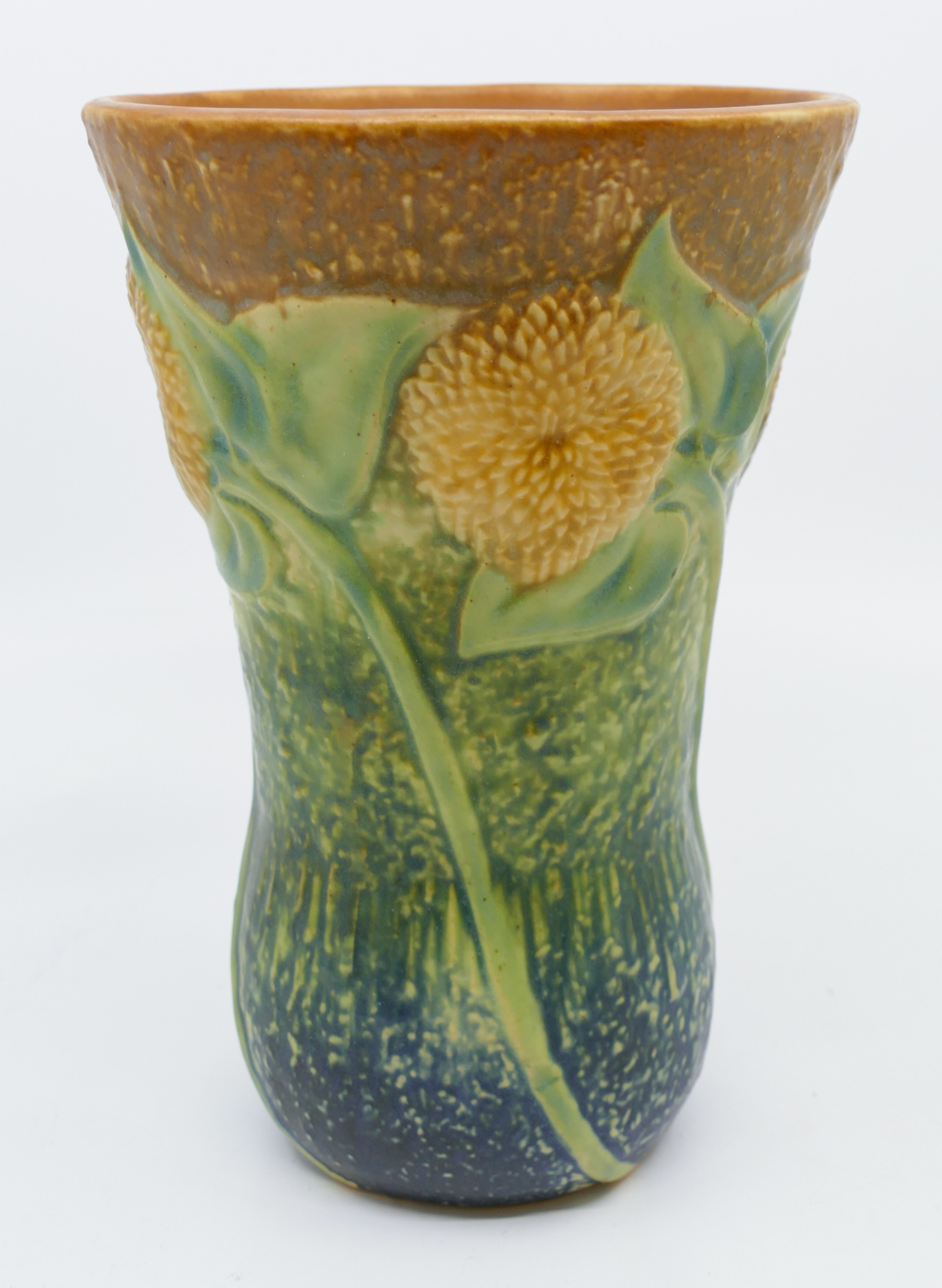 Roseville Sunflower Pottery Vase