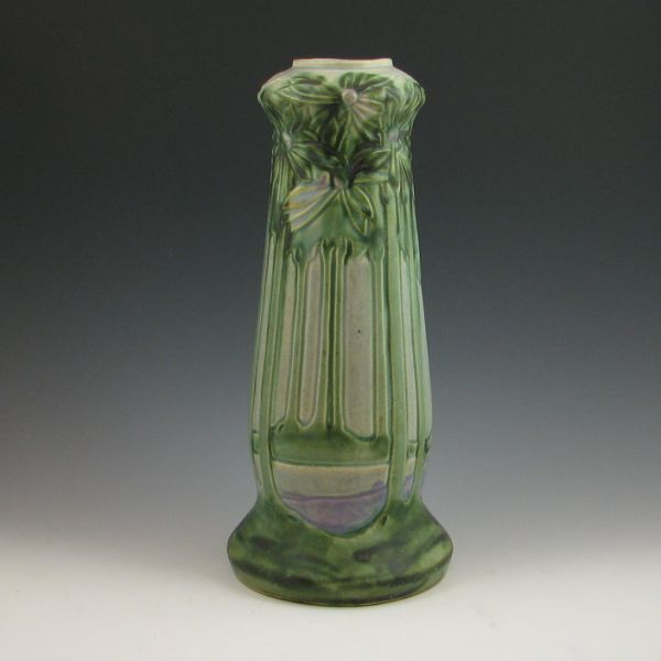 Roseville Vista tapered floor vase.