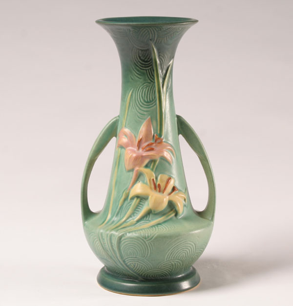 Roseville Zephyr Lily art pottery
