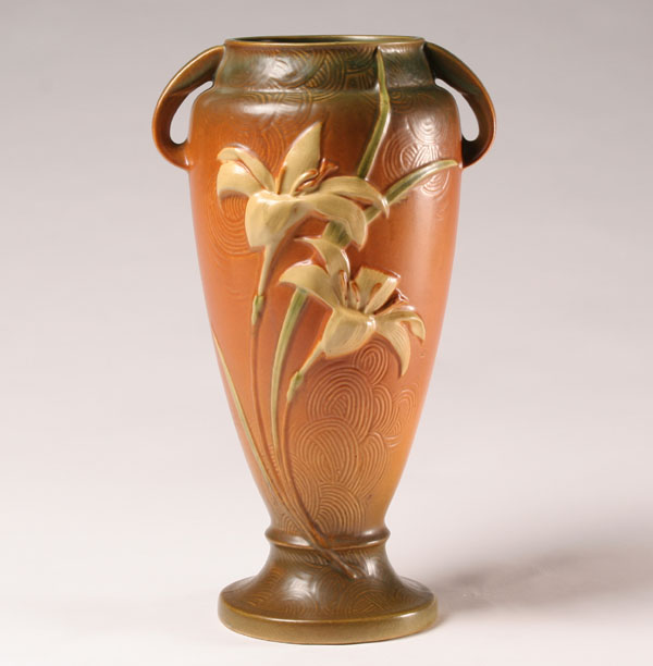 Roseville Zephyr Lily art pottery