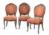 ROSEWOOD AND NEEDLEPOINT SIDE