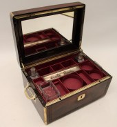 ROSEWOOD BRASS BOUND FRENCH TR