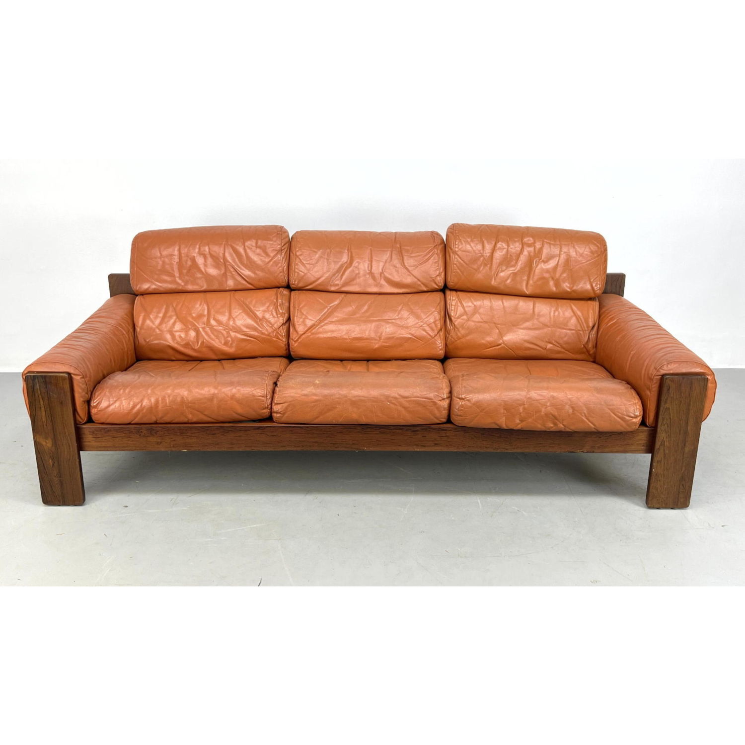 Rosewood Brazilian Lafer style Sofa