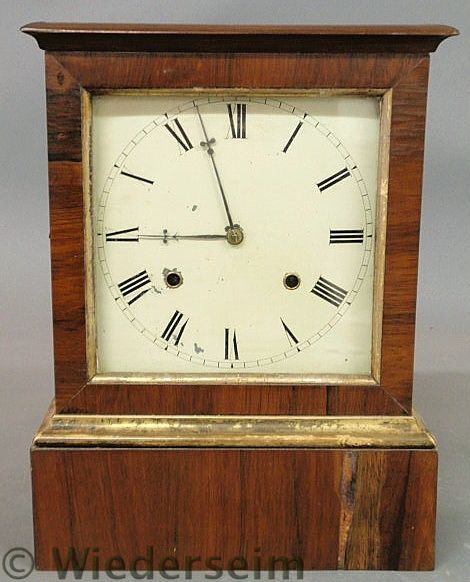 Rosewood cased mantel clock c.1870.