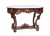 ROSEWOOD CENTER TABLE, ATTR. J