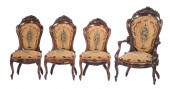 ROSEWOOD CHAIRS, ATTR. BELTERF