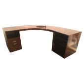 ROSEWOOD DEMILUNE MID-CENTURY
