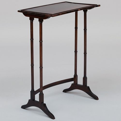 ROSEWOOD FAUX BAMBOO SIDE