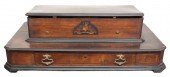 Rosewood inlaid cased Swiss Fa