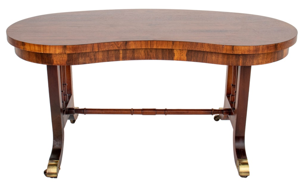 ROSEWOOD KIDNEY-SHAPED LOW TABLE