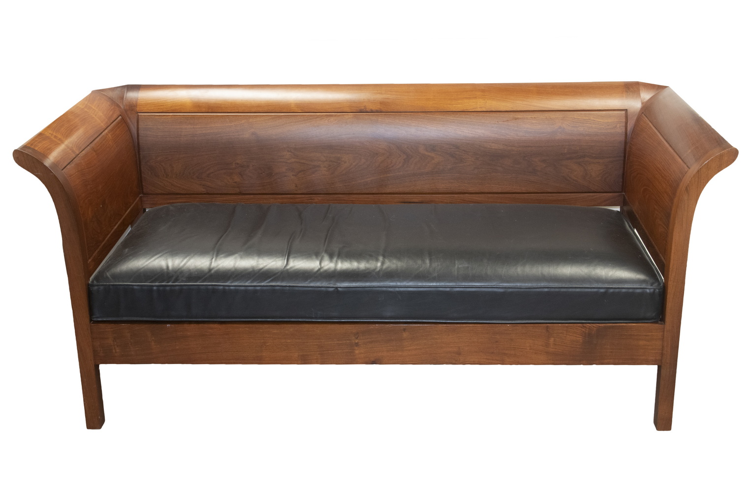 ROSEWOOD & LEATHER SOFA Custom