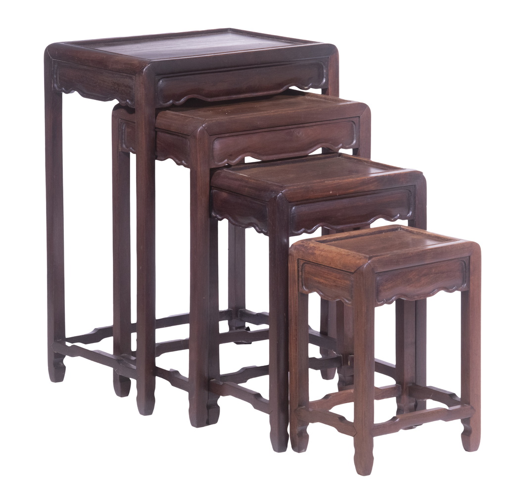 ROSEWOOD NESTING TABLES SET Set