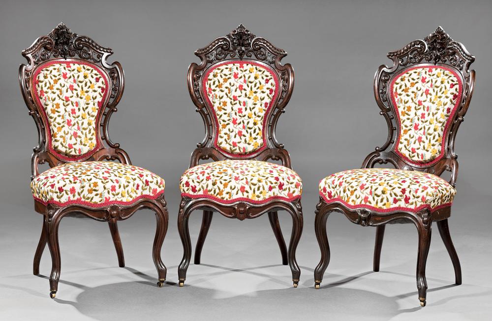 ROSEWOOD PARLOR SUITE, ATTR. J. &