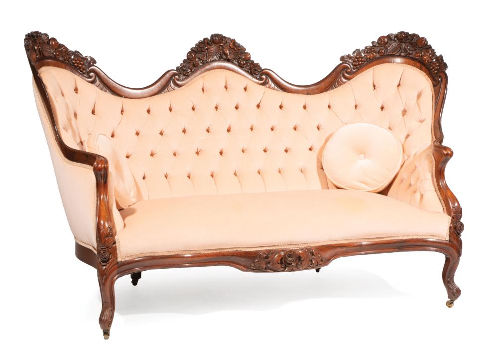 ROSEWOOD SETTE, ATTR. TO