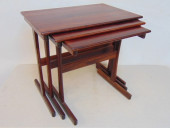 ROSEWOOD STACK OR NESTING TABL