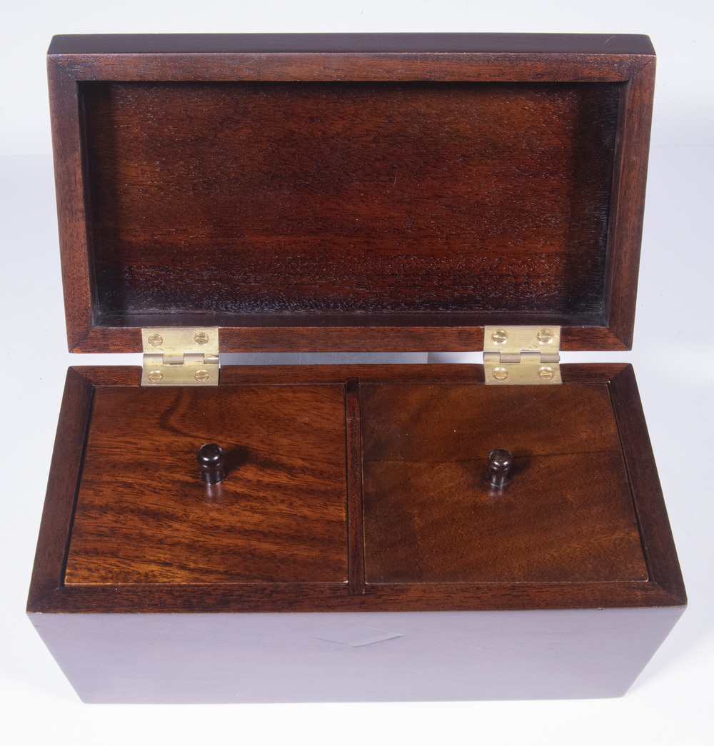 ROSEWOOD TEA CADDY Regency Style