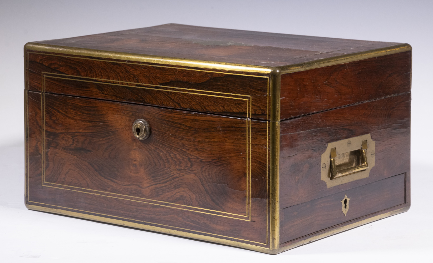 ROSEWOOD TRAVEL BOX WITH FITTED