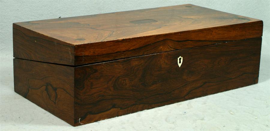 Rosewood travel desk with
