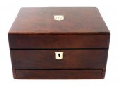 ROSEWOOD VANITY AND WRITING BO