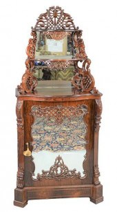 ROSEWOOD VICTORIAN ETAGERE HAV