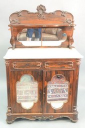 ROSEWOOD VICTORIAN ETAGERE/CAB