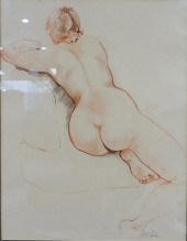 ROSITA HURKA, SEATED NUDE FEMA
