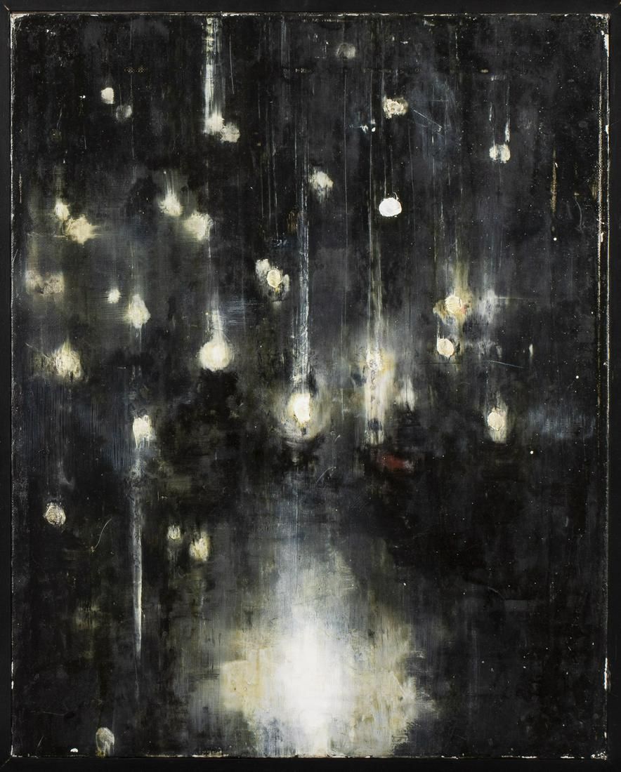 ROSS BLECKNER, UNTITLED, OIL ON